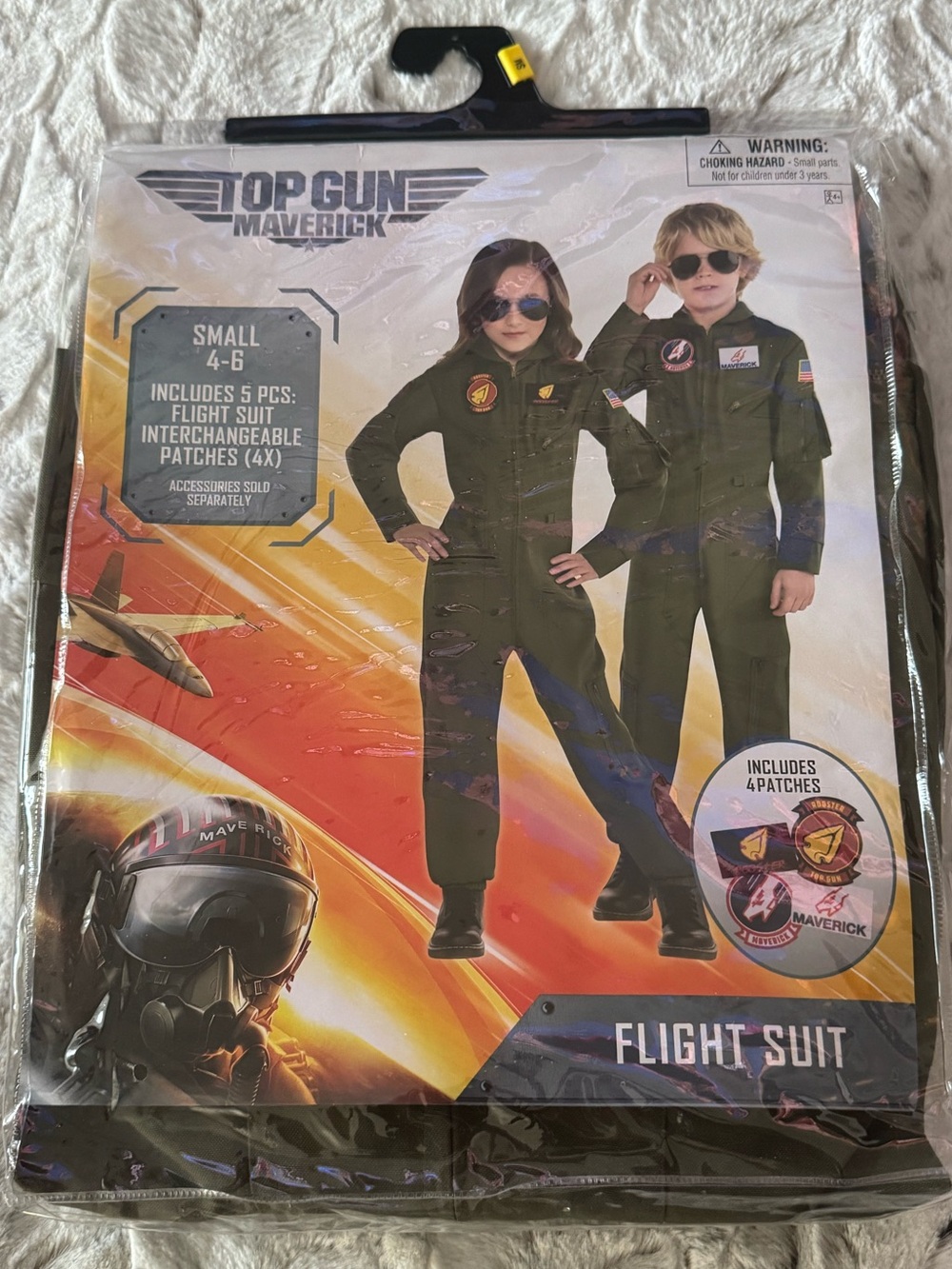 Suit Yourself Costume Co. Top Gun Maverick Flight Suit Costume- size Child 4-6